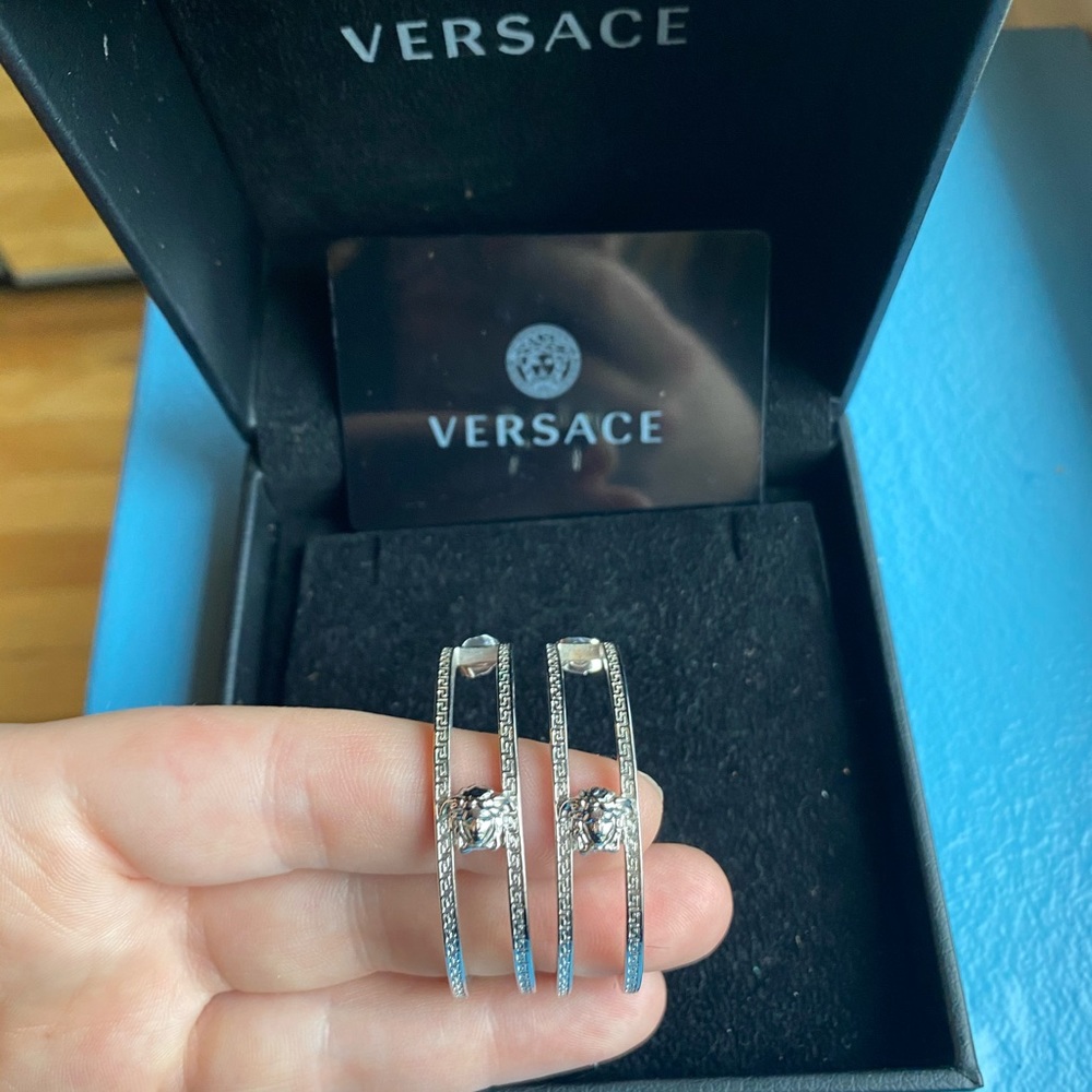 Versace Medusa Hoop Earrings